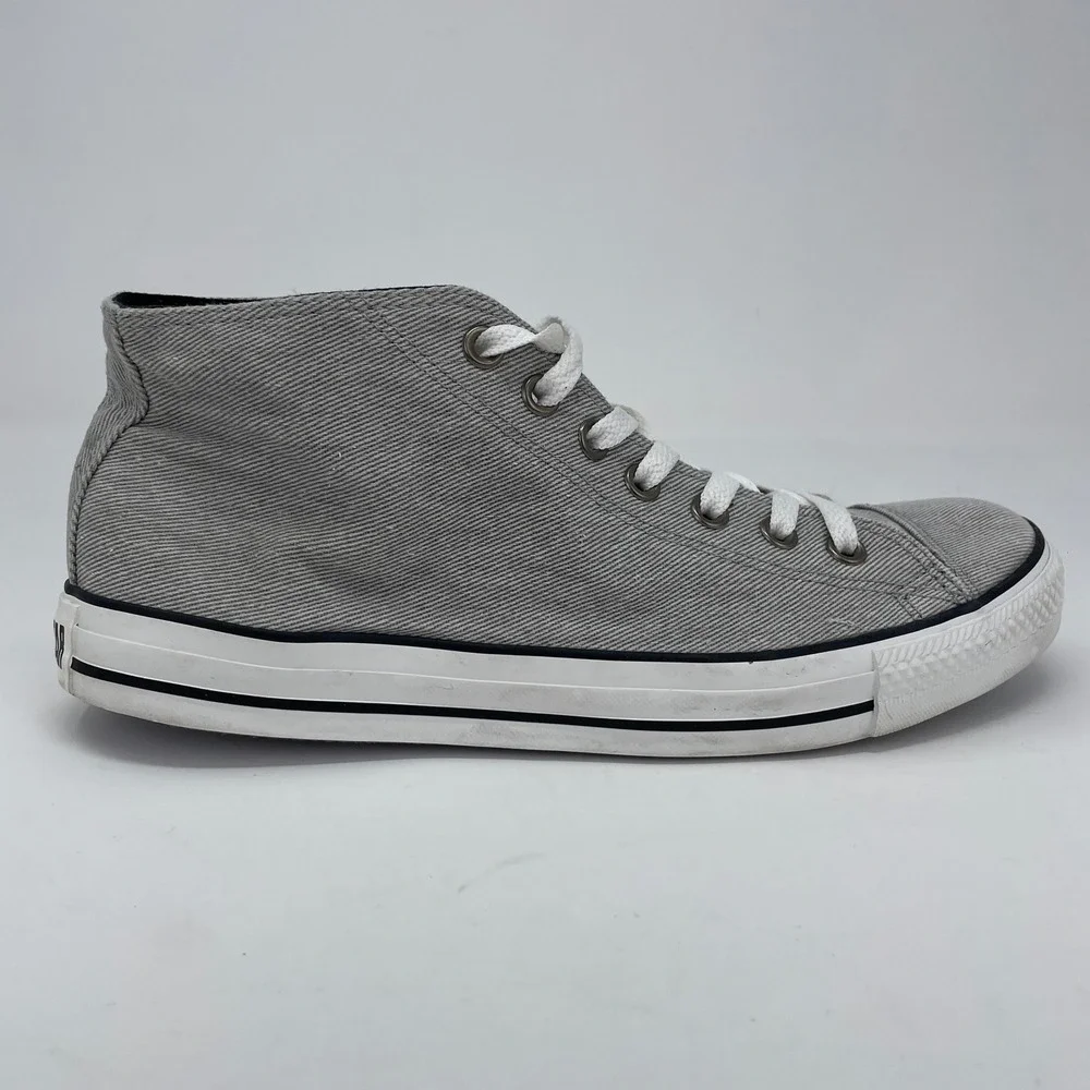 Converse Chuck Taylor All Star Grey Pinstripe High Top Classic M 10 12 132348F - Picture 2 of 10